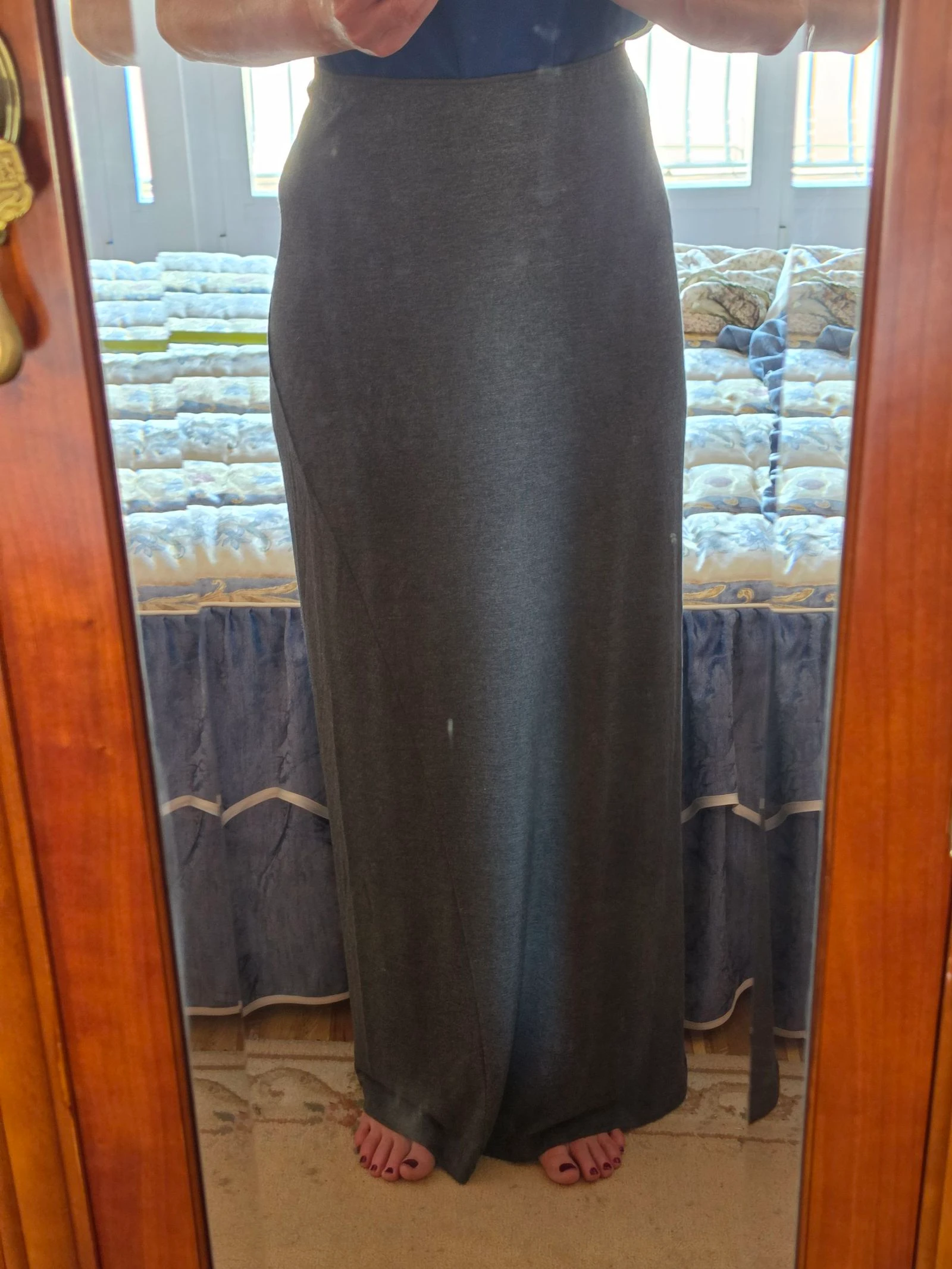 Mango gray skirt size M – photo 4